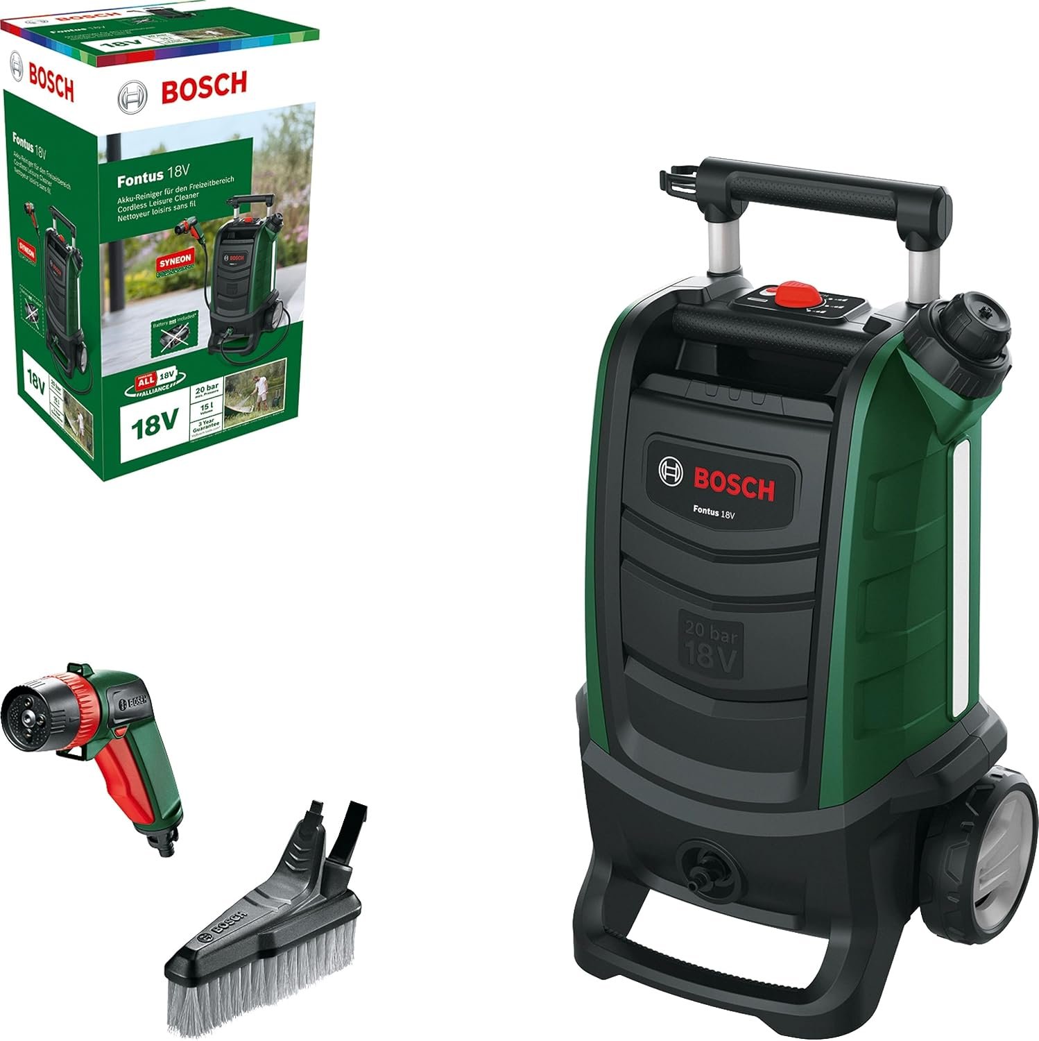Bosch Fontus Gen II cordless pressure washer