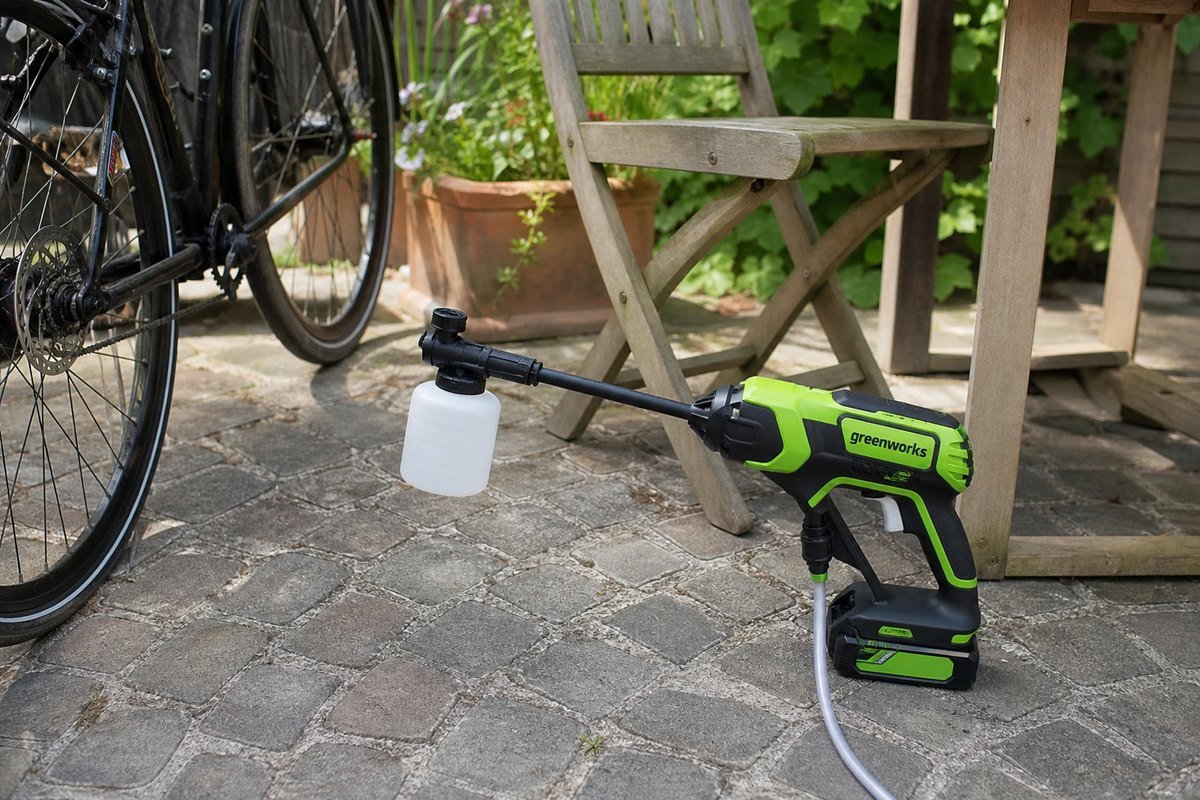 Greenworks cordless washer
