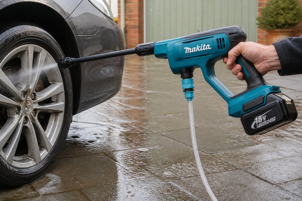 Makita DHW080 cordless pressure washer